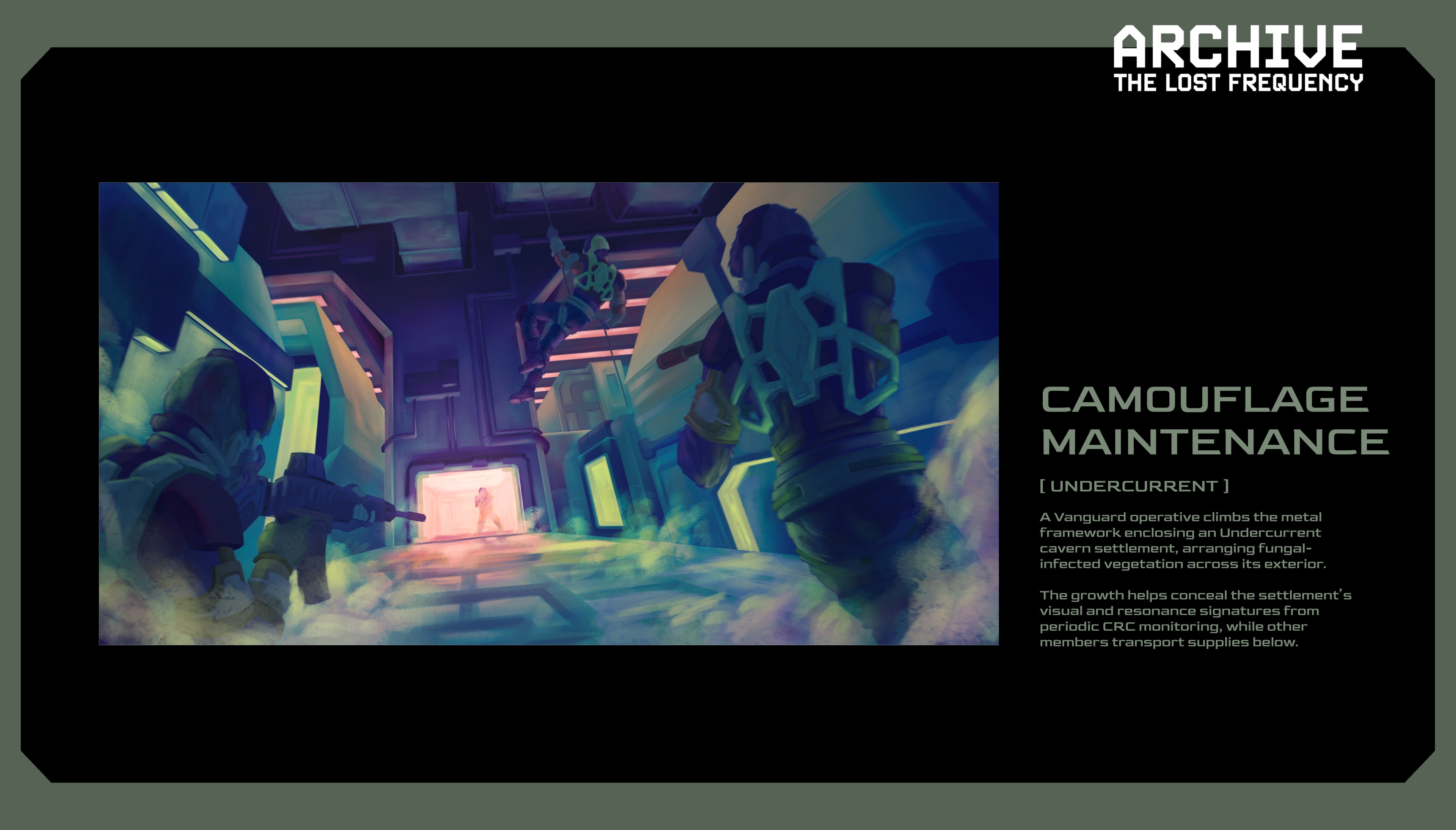 Archive: The Lost Frequency — Camouflage maintenance — environment