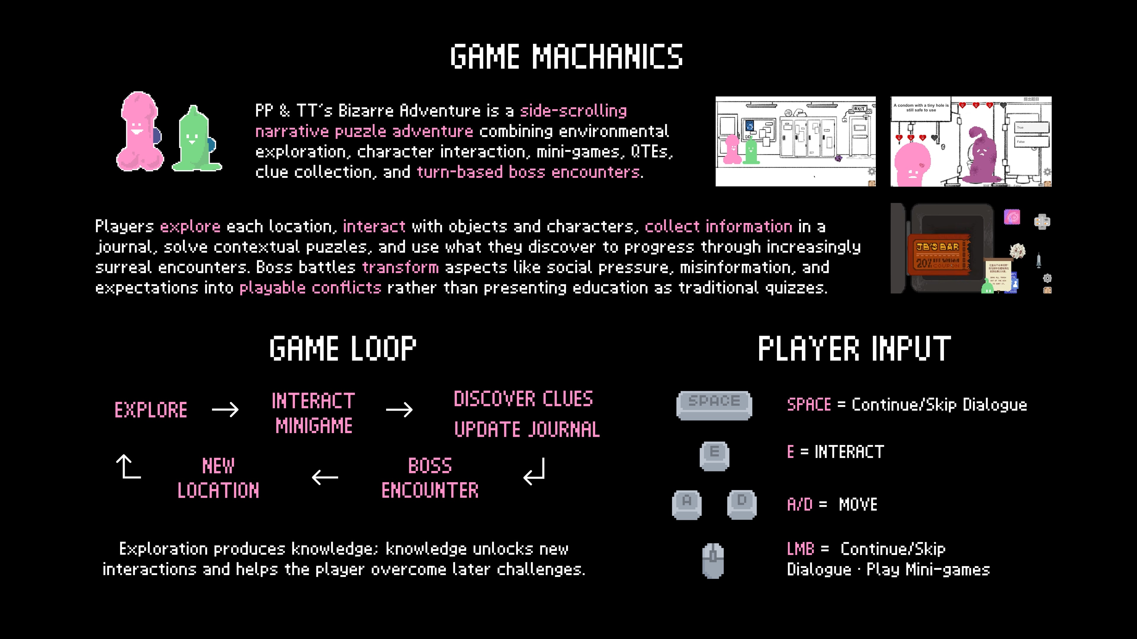 PP & TT's Bizarre Adventure — presentation board 3